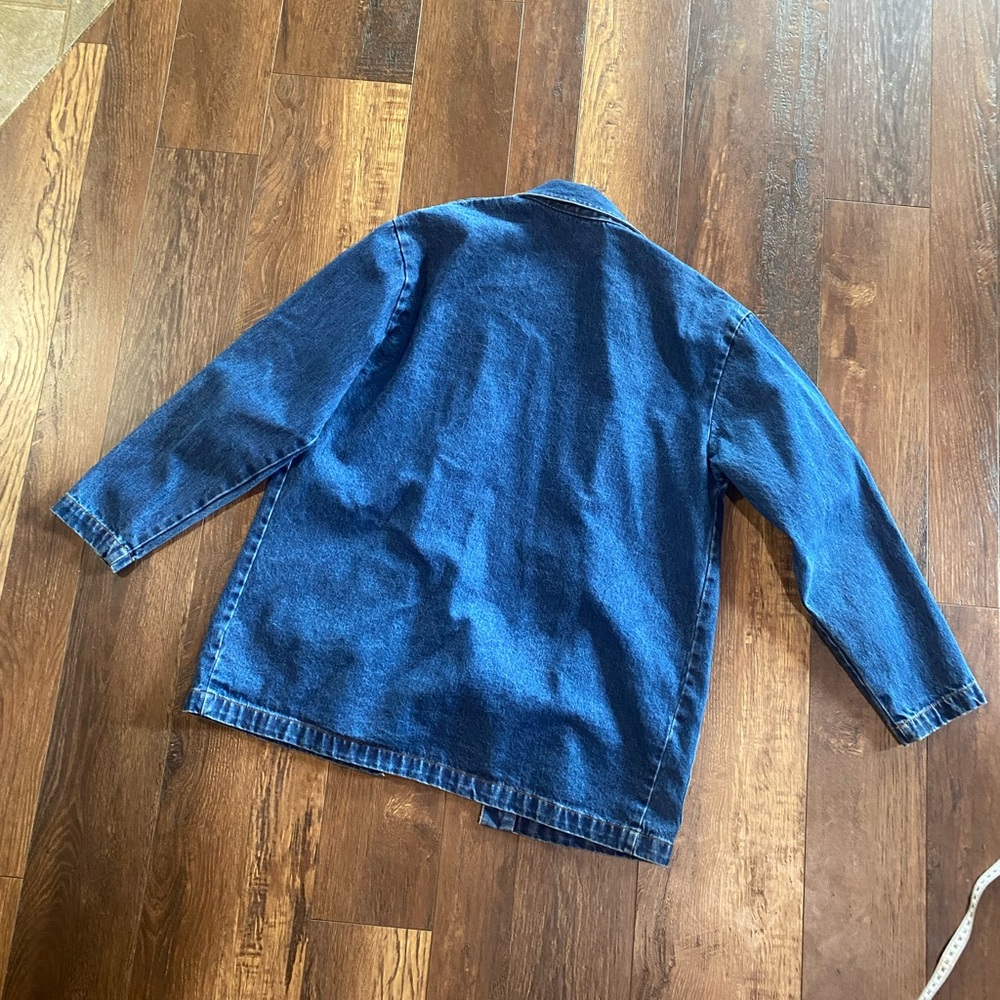 Vintage Cabin Creek Medium Wash Blue Denim Barn Jacket - Picture 10 of 10